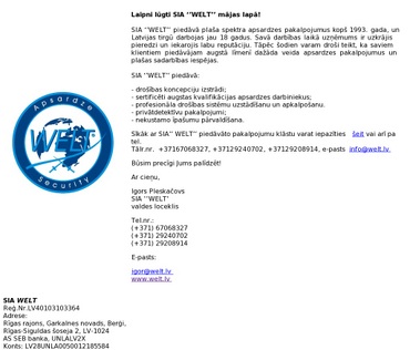 WELT, SIA